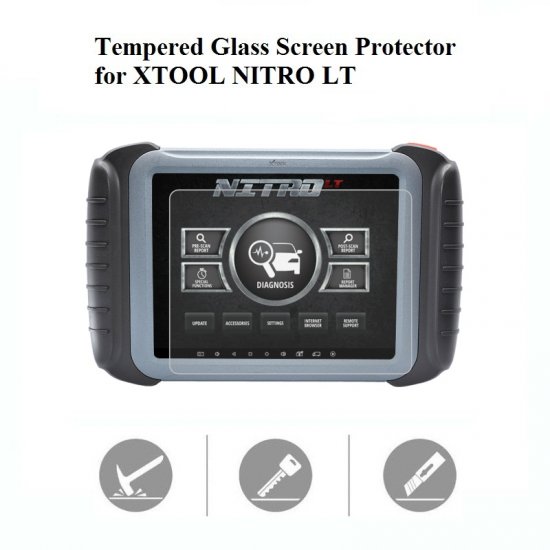 Tempered Glass Screen Protector for XTOOL NITRO LT Tablet - Click Image to Close